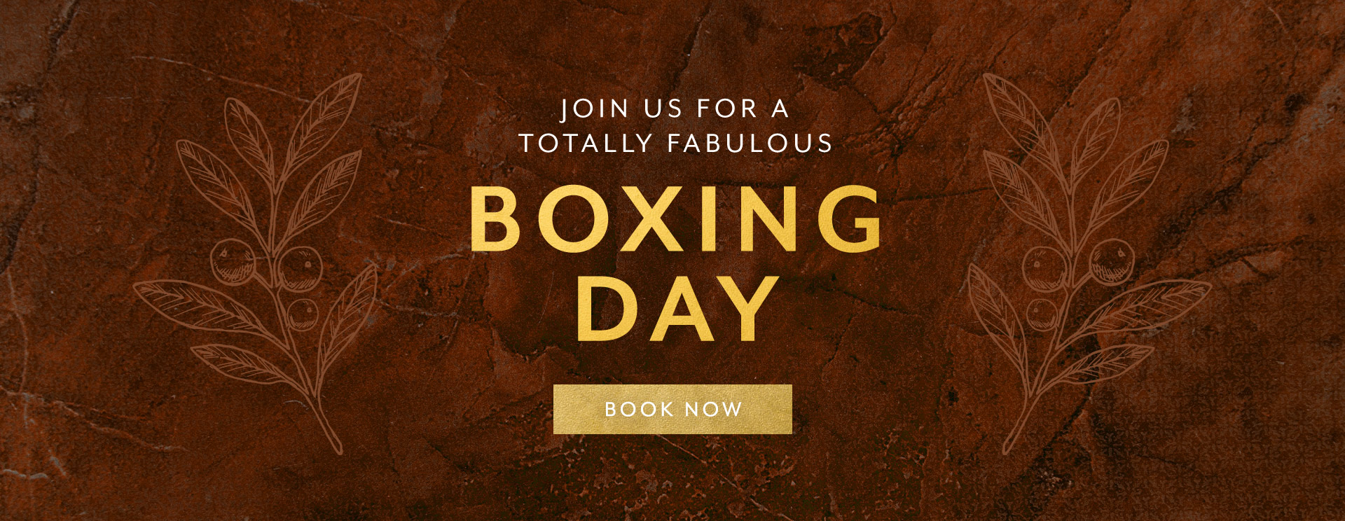 Boxing Day menu at The Queen & Castle