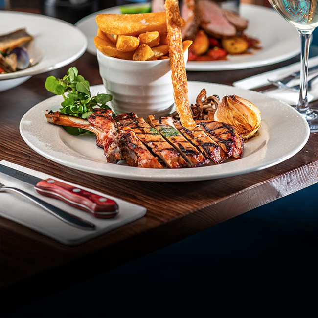 A La Carte menu at The Queen & Castle
