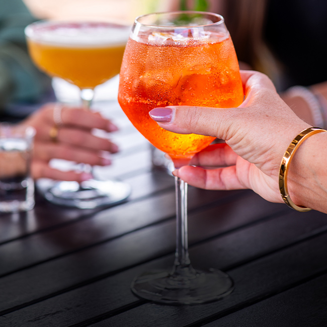 Wine & Drinks menu at The Queen & Castle