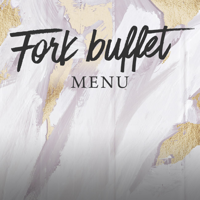 Fork buffet menu at The Queen & Castle